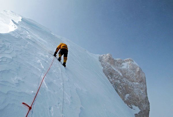  Athletes: The North Face®/Simone Moro Denis Urubko Cory Richards /  Location: Gasherbrum II Pakistan
