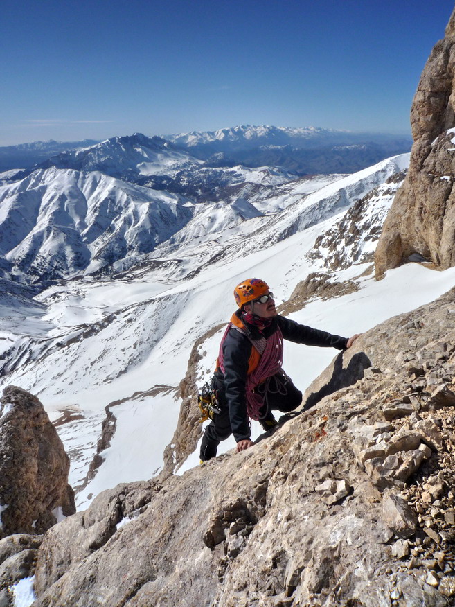 Efecan Taştepe Güney Doğu Sırtında tırmanırken
