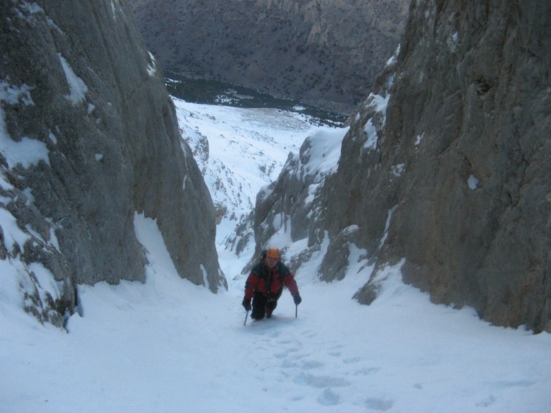 Yenal Ege Kulvarda tırmanırken