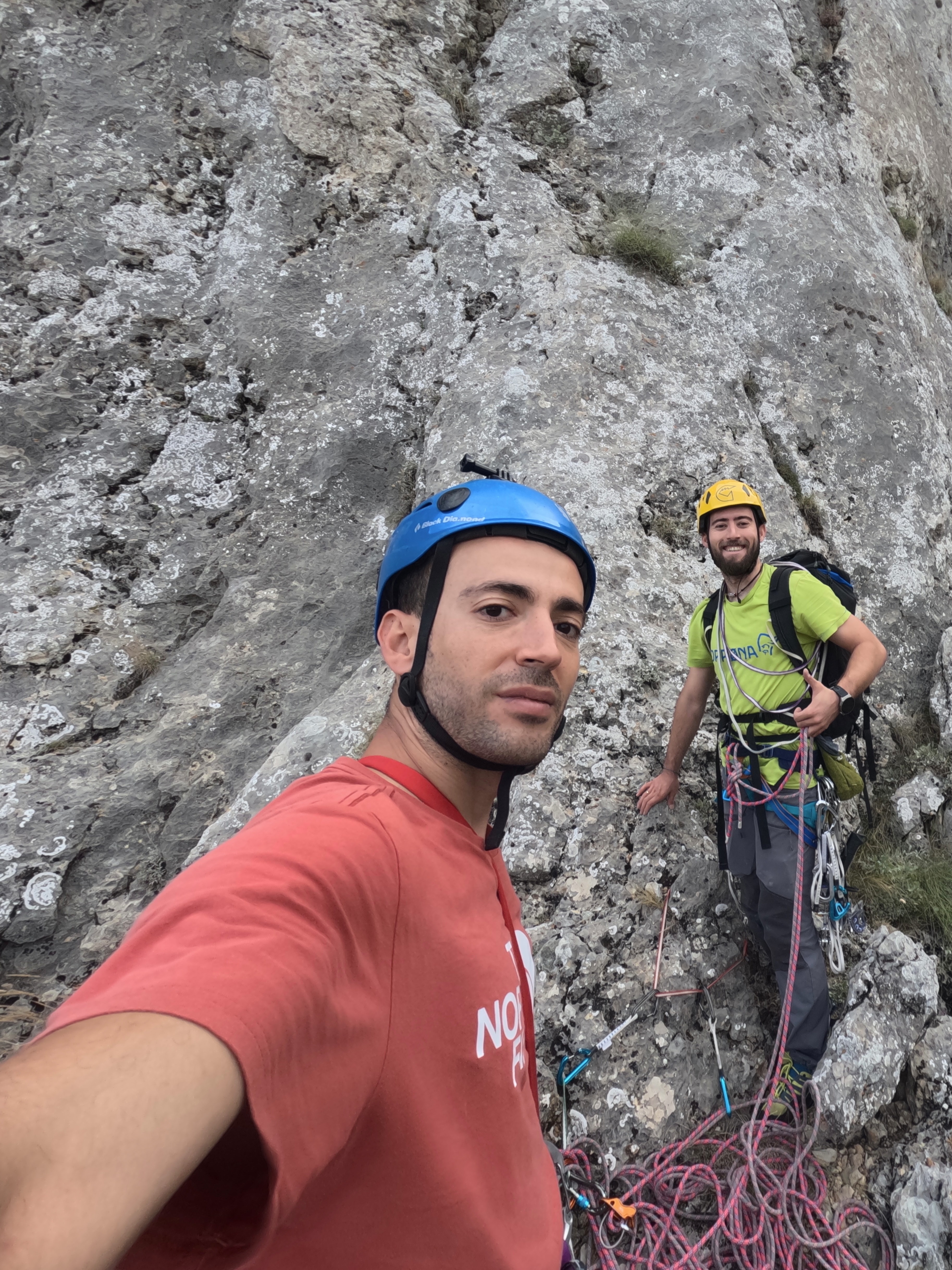 Rotanın üçüncü ip boyunda hazırlıklar esnasında