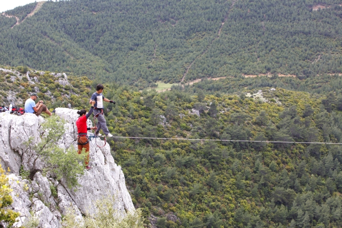 Highline severler iş başında