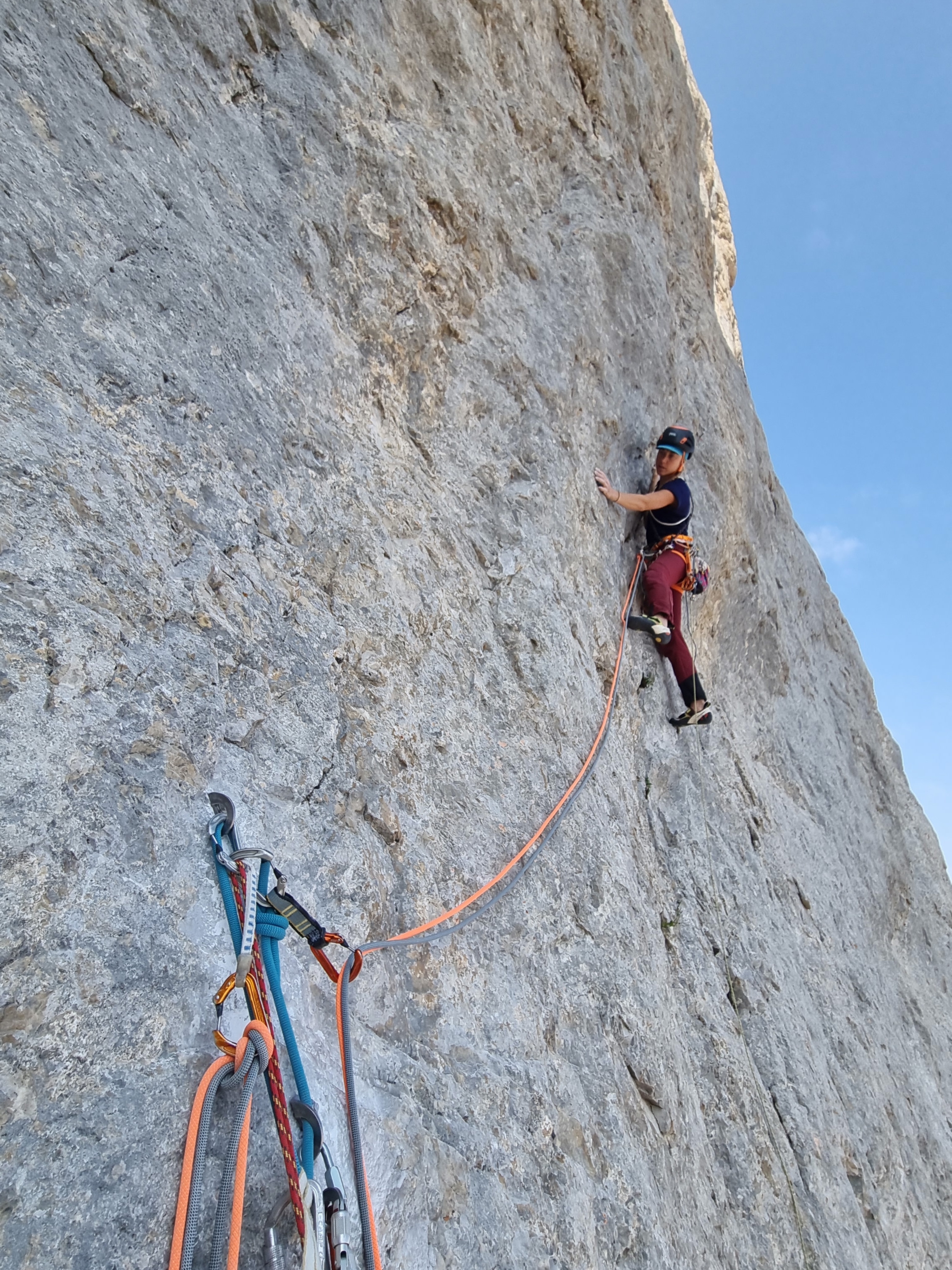 Federica tırmanış esnasında