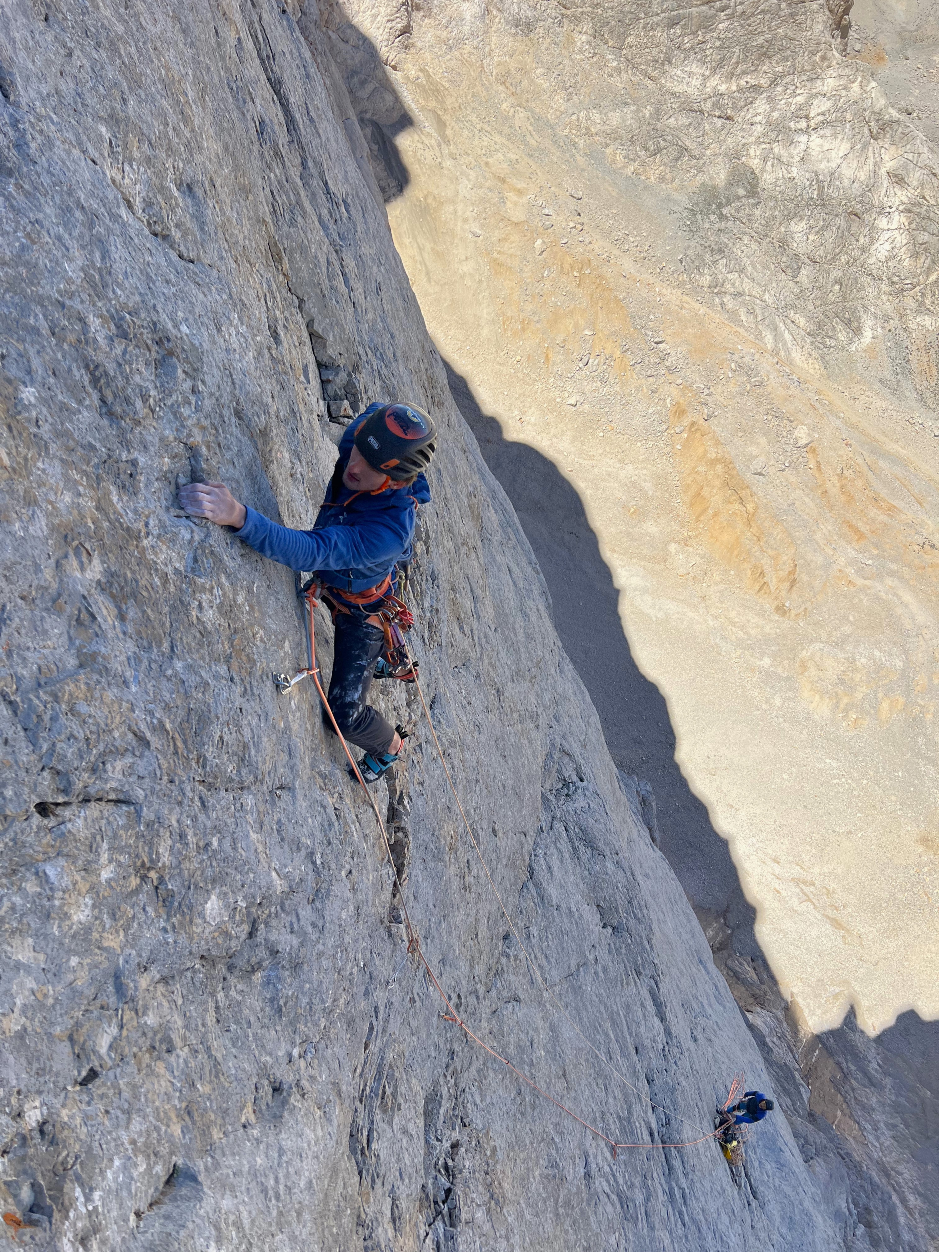 Alessandro tırmanış esnasında